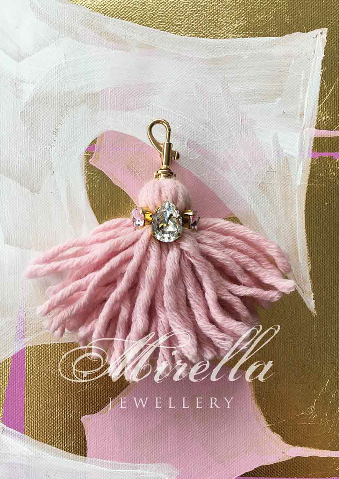 pink bag charm