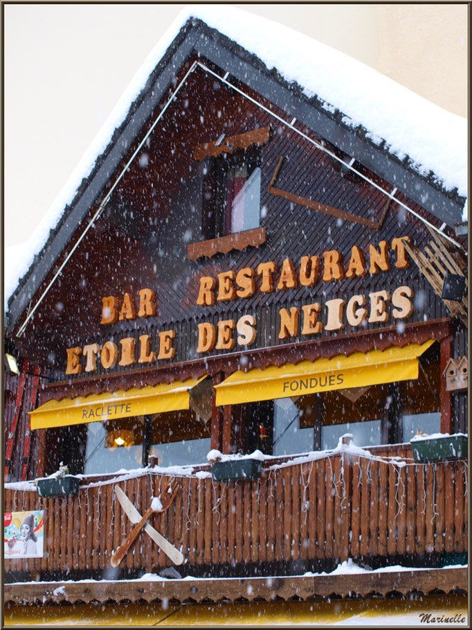 Restaurant "Etoile des Neiges", sation de ski de Gourette (Pyrénées)