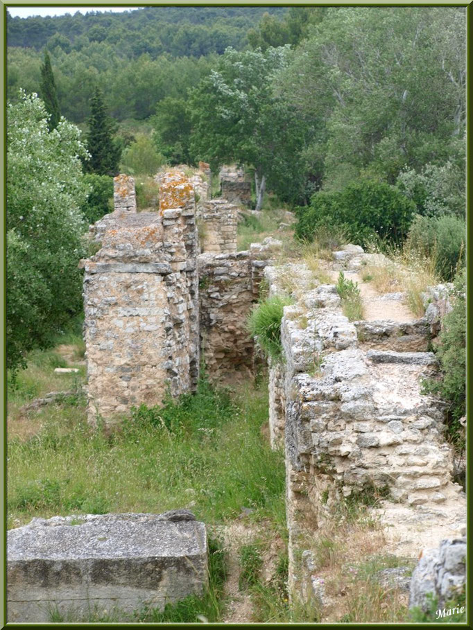 Aqueduc à Fontvielle dans les Alpilles (Bouches du Rhône)