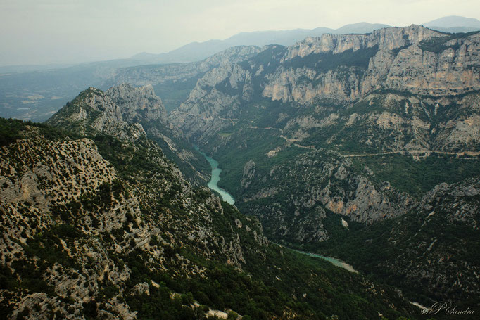 Gorges du Verdon ( vers l'entrée du grand canyon ) 09.07.13