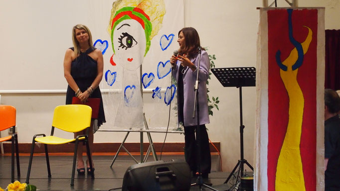 L'assessora Giusy Lo Bianco e Vera Squadrito