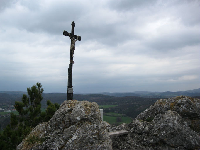 am schönen Gipfel der Bischofsmütze