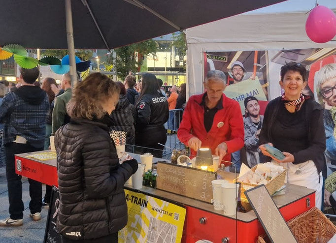 Wollmilchfisch - Fahrradbar bei der Mainstage bei Take The A-Train