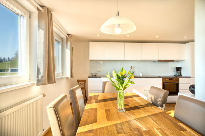 Esszimmer Ferienwohnung Seebick