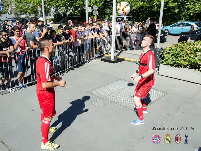 Fußball Freestyler Spieltagen 