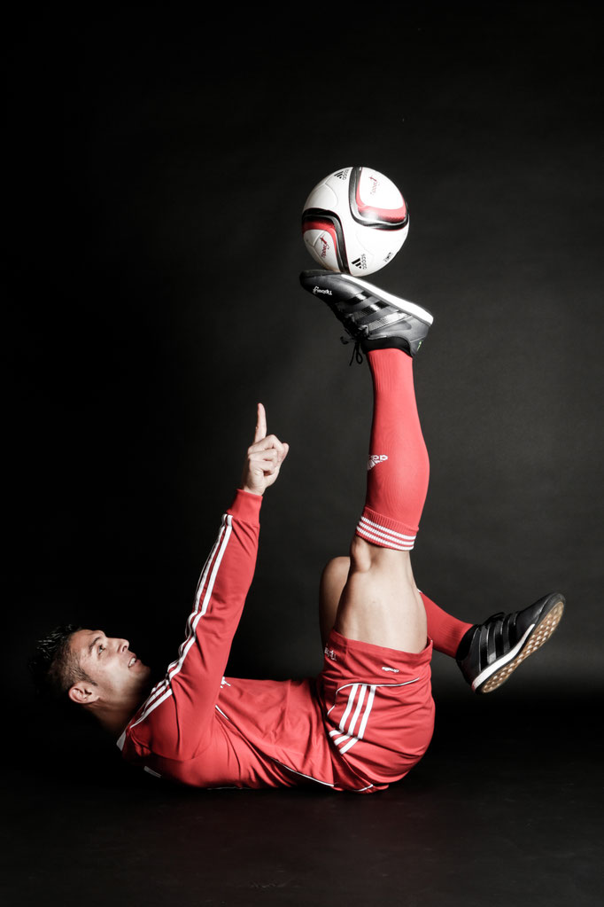 Fussball Freestyler Fotomodel