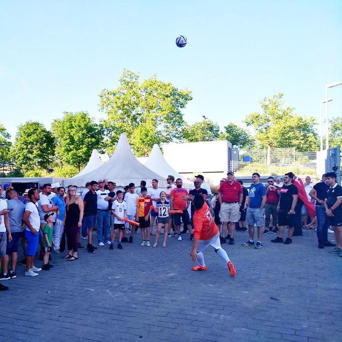 Fussball Showact Unternehmen