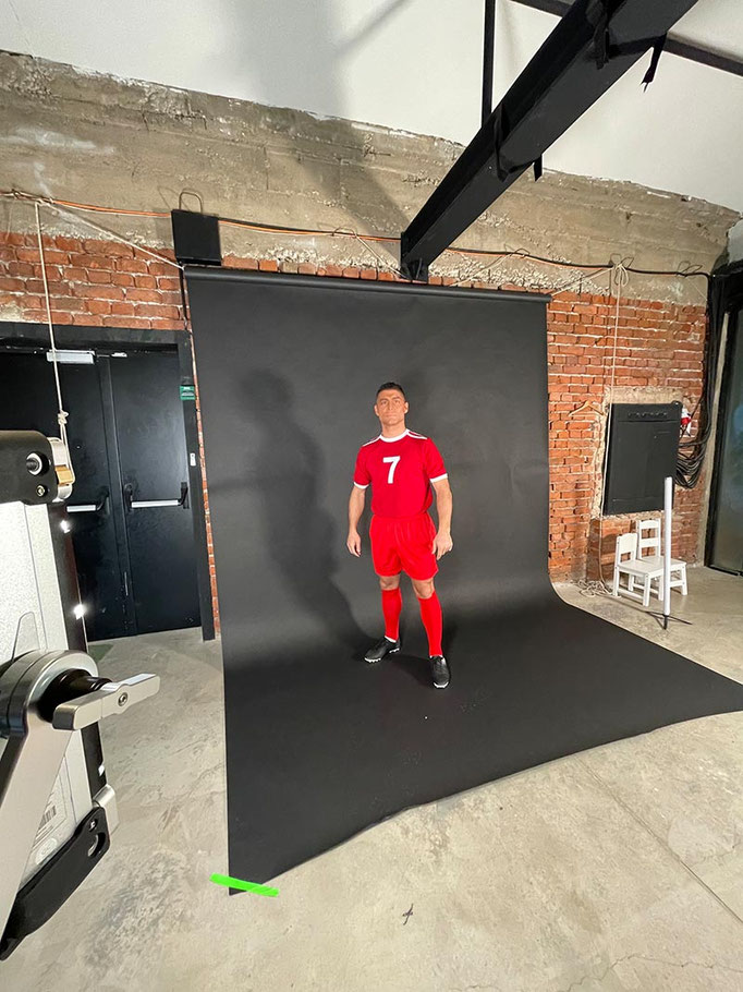 Fotomodel Fussball