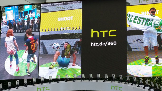 Fußball Freestyler HTC Produktpräsentation