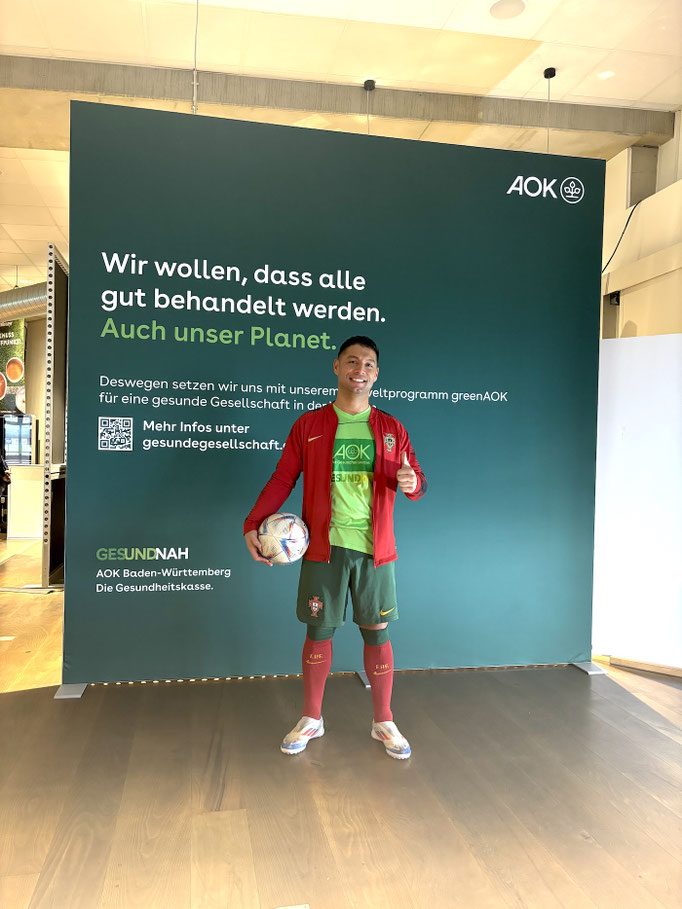 Fussball Produktpräsentation