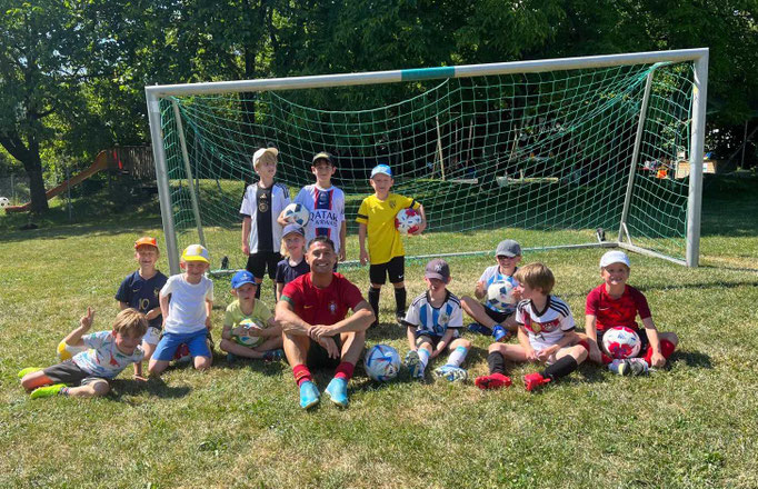 Schweiz Fussball Workshop Kinder