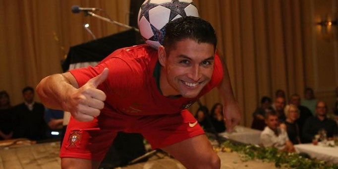 Fußball Künstler & Freestyler Bühnenshow