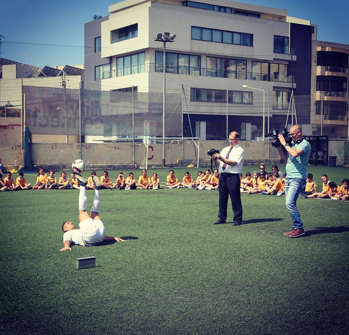 Fußball Freestyler für Schulworkshops
