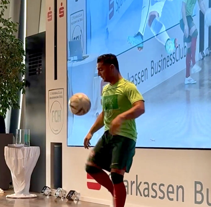 Fussball Bühnenshow
