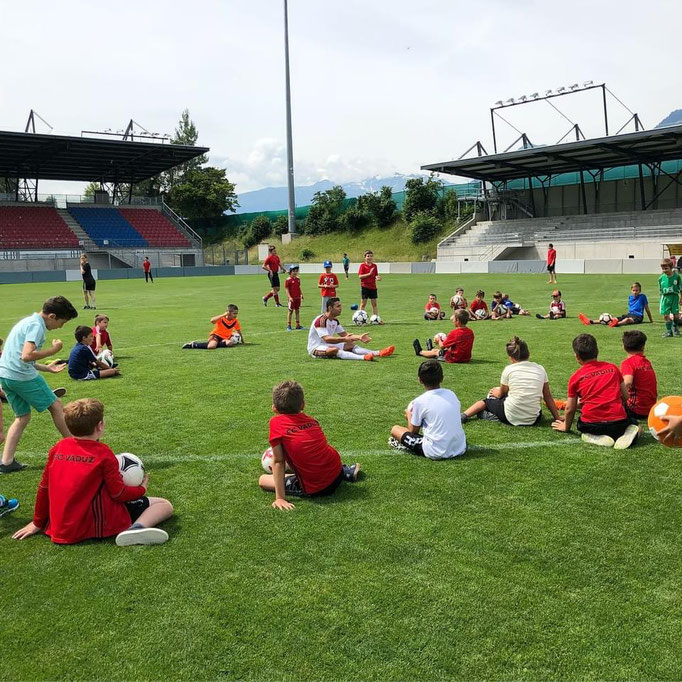 kids football training