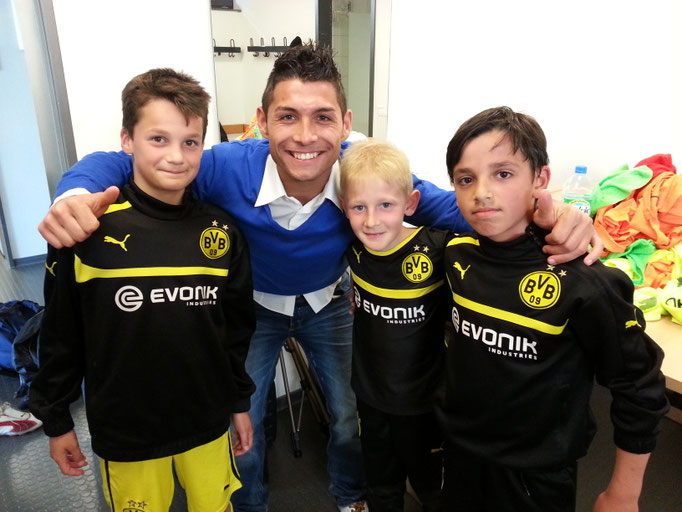 Fußball Freestyle bei Workshops für Bundesligavereine