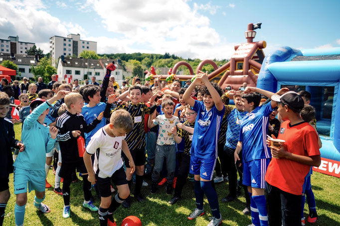 Fussball Bühnenshow Kinder