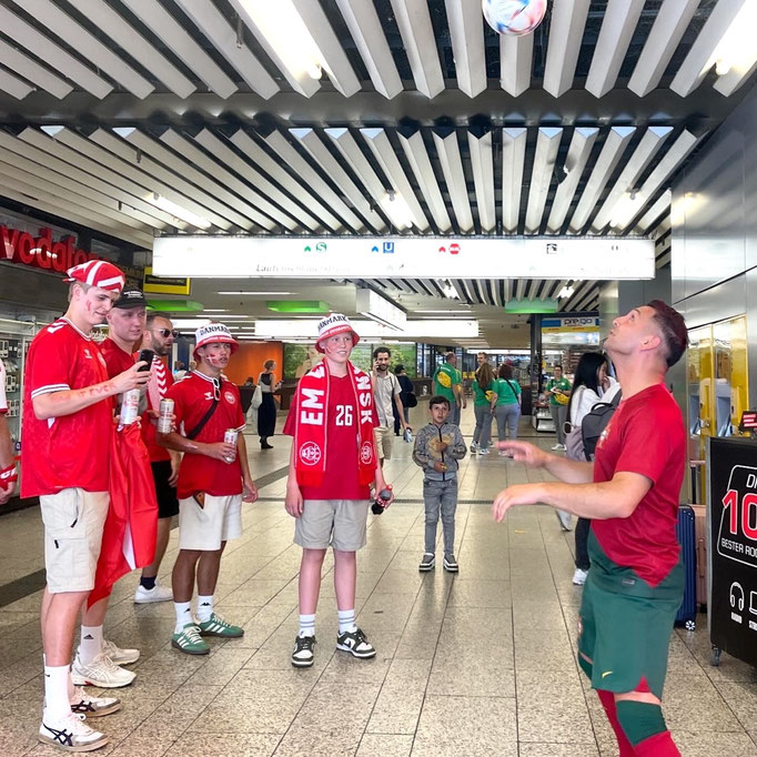 Fussball Turnier Verein EM Gäste