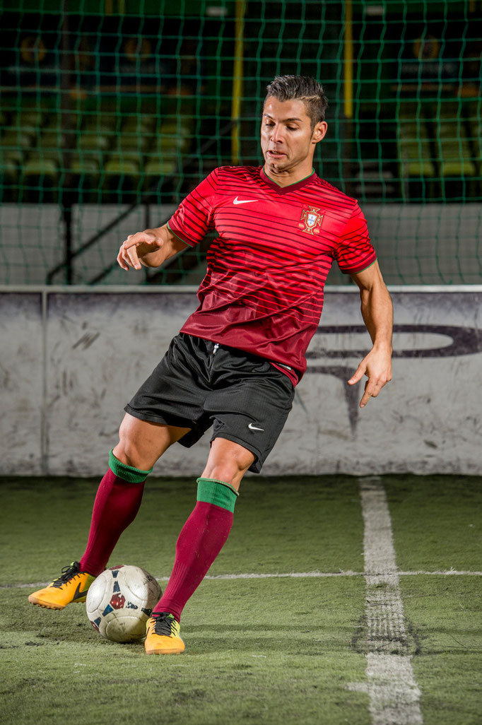 Fotomodel Fussball Aufnahmen