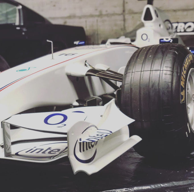 BMW Sauber Formel 1 Nick Heidfeld echtes Showcar mieten