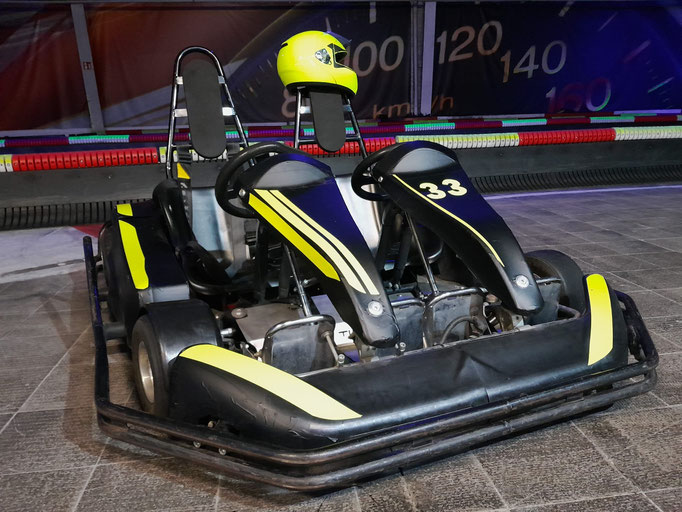 Doppel E-Kart mieten, Elektro, Zweisitzer Kart