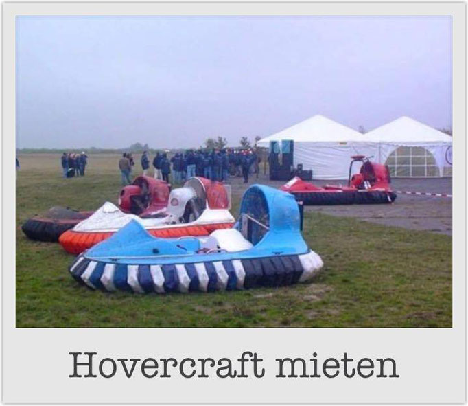 Hovercraft mieten