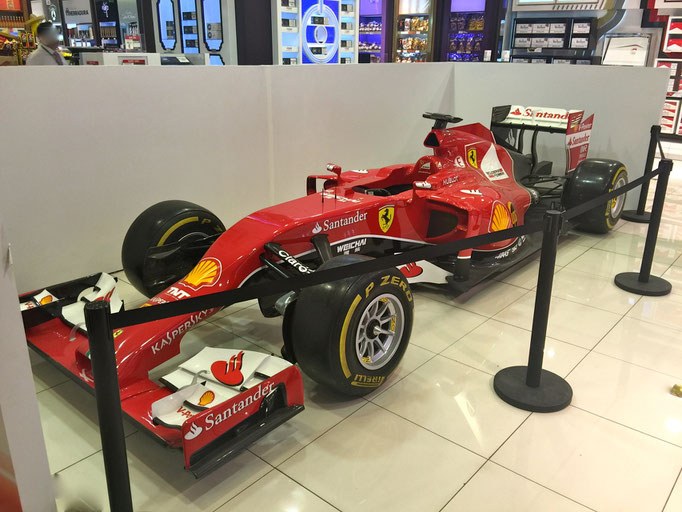 Formel 1 Ferrari Rennwagen mieten, Formula 1 Showcar rental hire