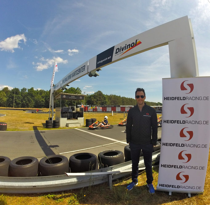 Kart Event Experte Testimonial Sven Heidfeld