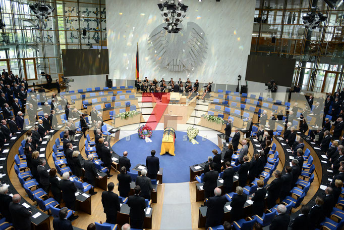 Staatsakt für Hans-Dietrich Genscher Bundesminister a. D.,