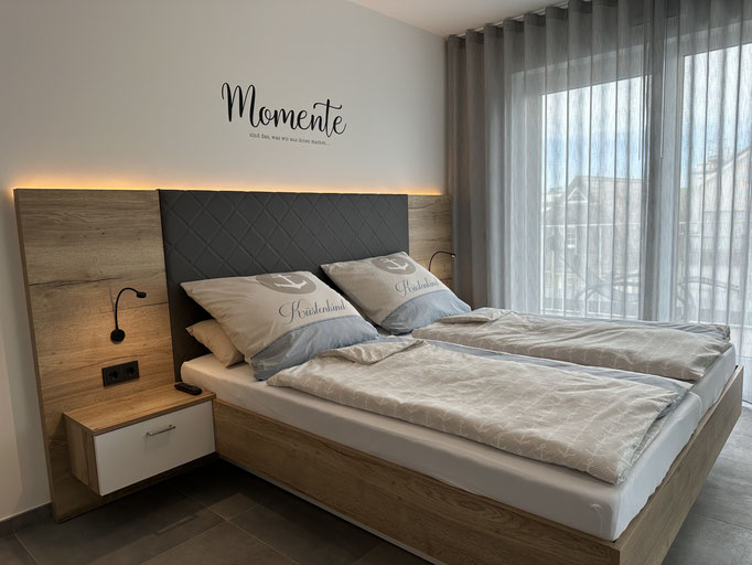 Das Schlafzimmer im Penthouse Meeresleuchten Duhnen