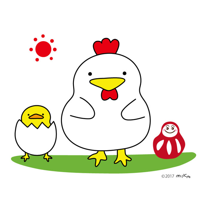 にわとりとひよこ
