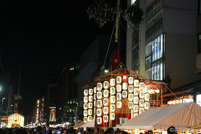 祇園祭宵山の様子（歩行者天国）