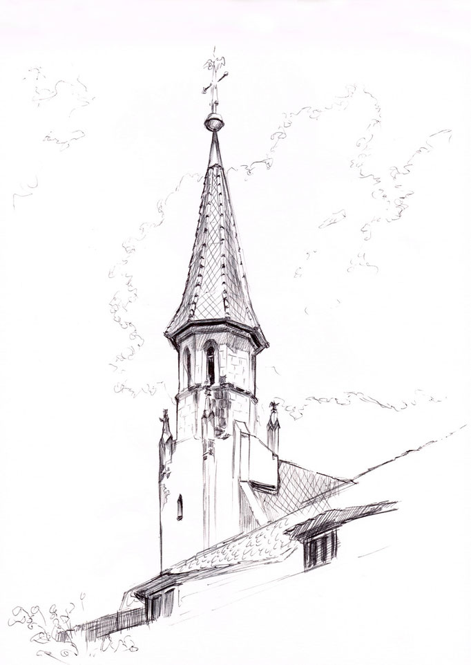 A tower of the "Heilig Geist Spital"