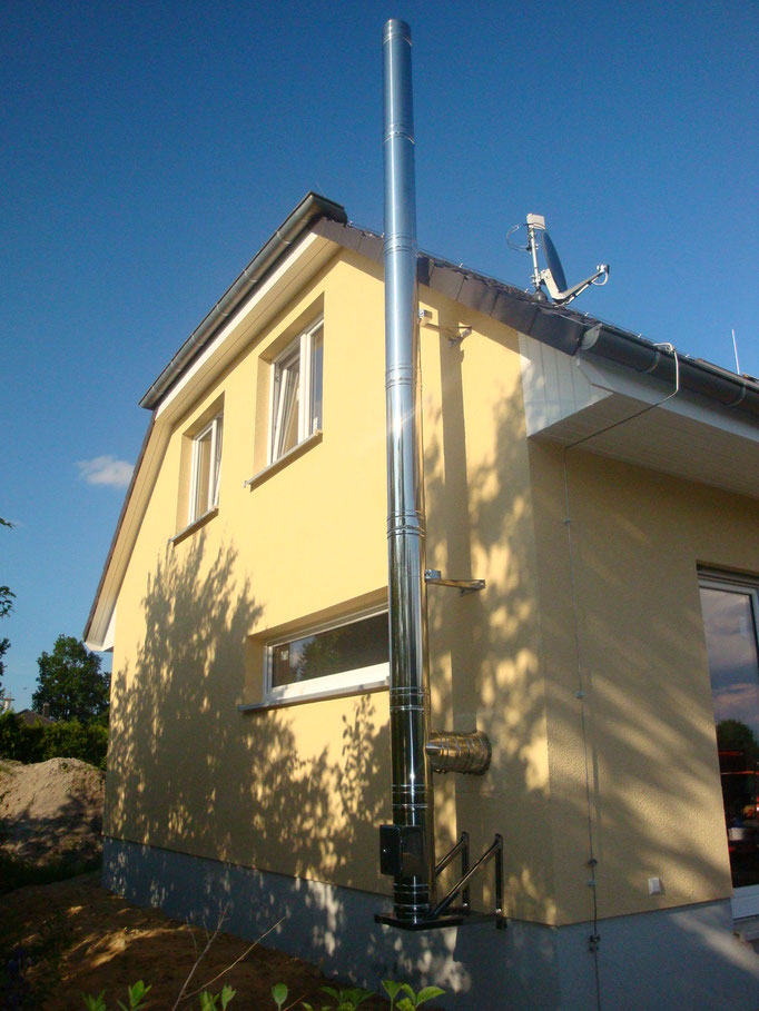 Edelstahlschornstein Neubau Schwante