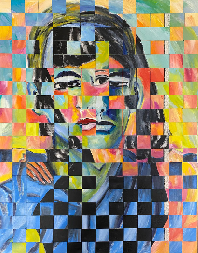 Bild Nr. 991, Elaine & Willem, 75 x 95 cm, Acryl