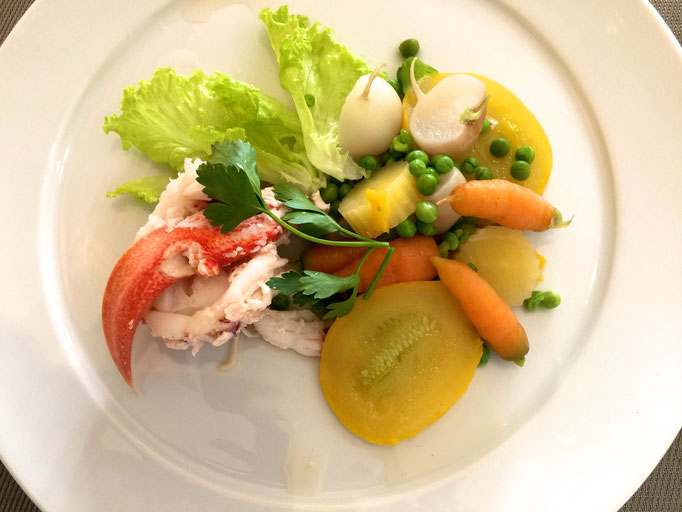 Lobster with summer vegetables by ZsL  