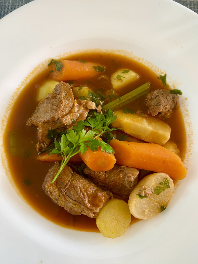 Navarin of lamb with seasonal vegetables by ZsL