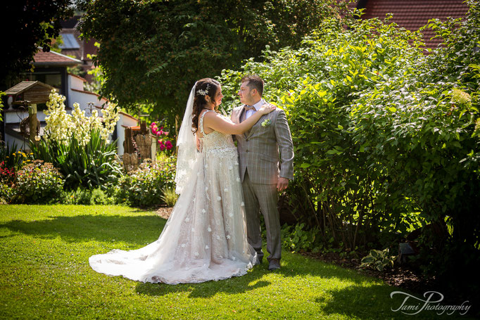 Hochzeitsfotograf, Brautpaarshooting, Marienkirche, Langfurth