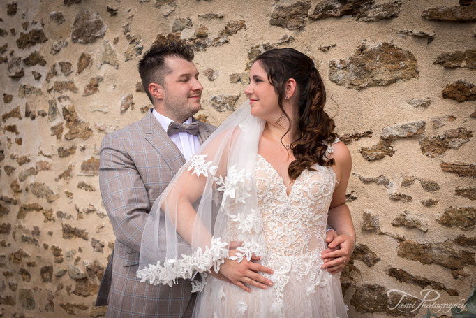 Hochzeitsfotograf, Brautpaarshooting, Marienkirche, Langfurth