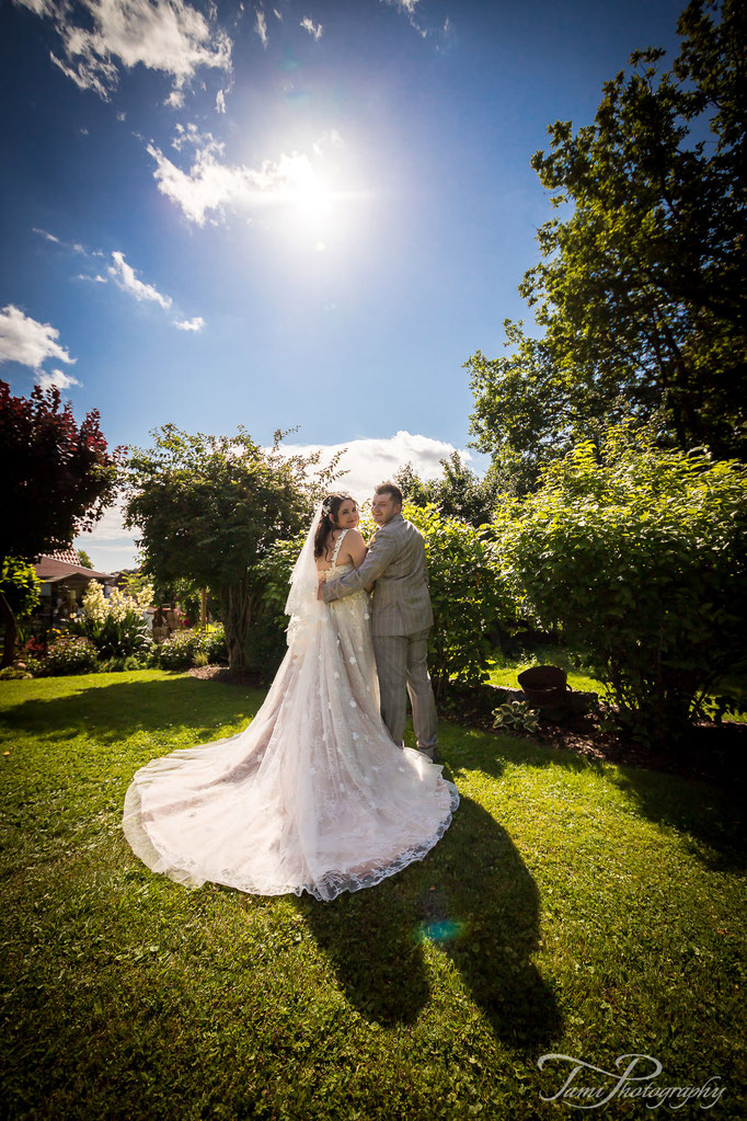 Hochzeitsfotograf, Brautpaarshooting, Marienkirche, Langfurth