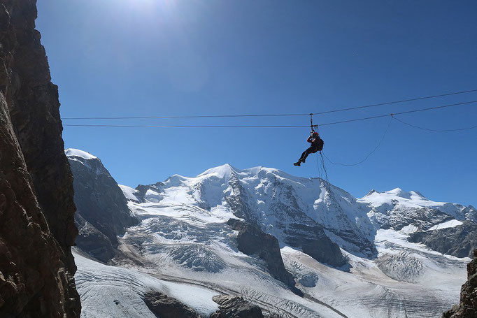 Klettersteig am Piz Trovat