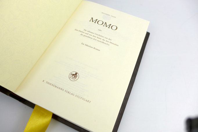 Momo - Ganzledereinband - Kinderbuch von Michael Ende