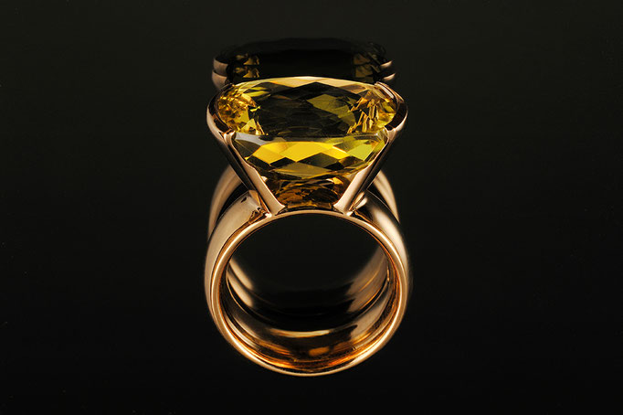 Produktnummer 0845 - 585/- Roségold, Lemoncitrin