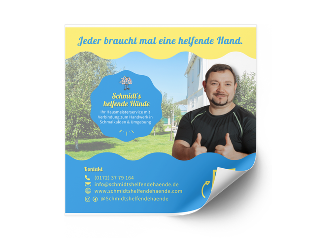 Anzeige Schmidts helfende Hände