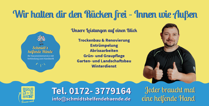 Banner Schmidts helfende Hände