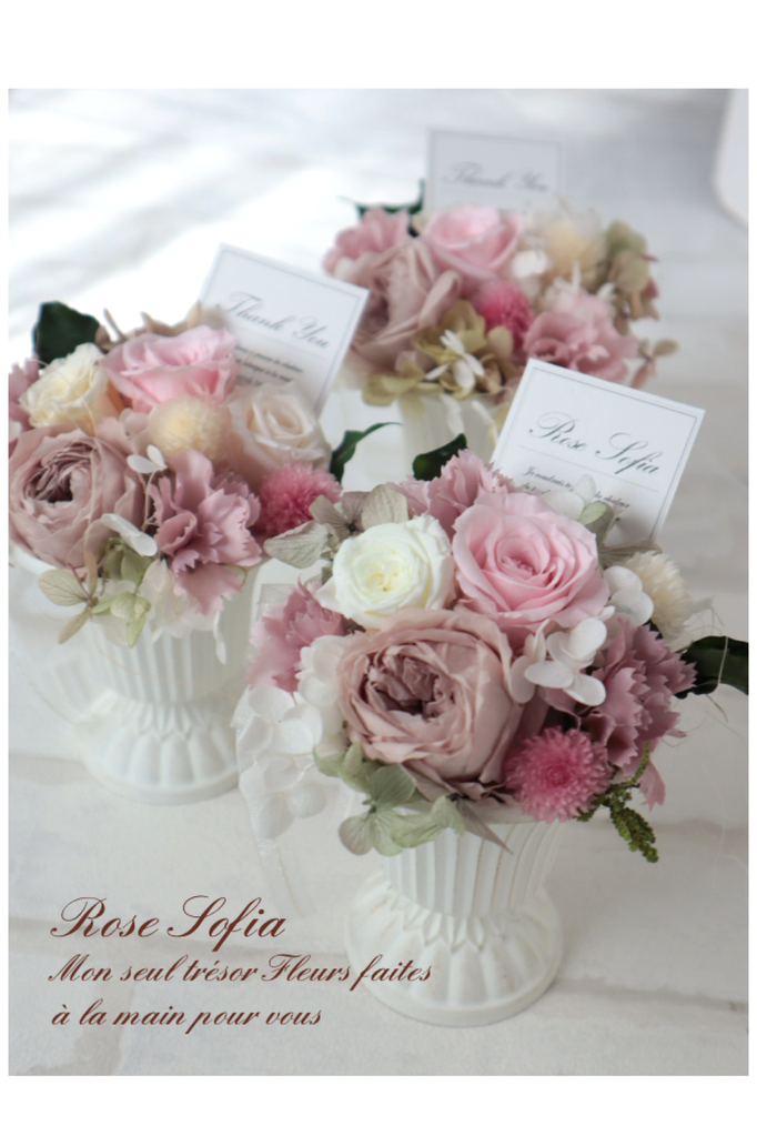 ピンクココットアレンジ 12x12x15  ¥4,800(税込)