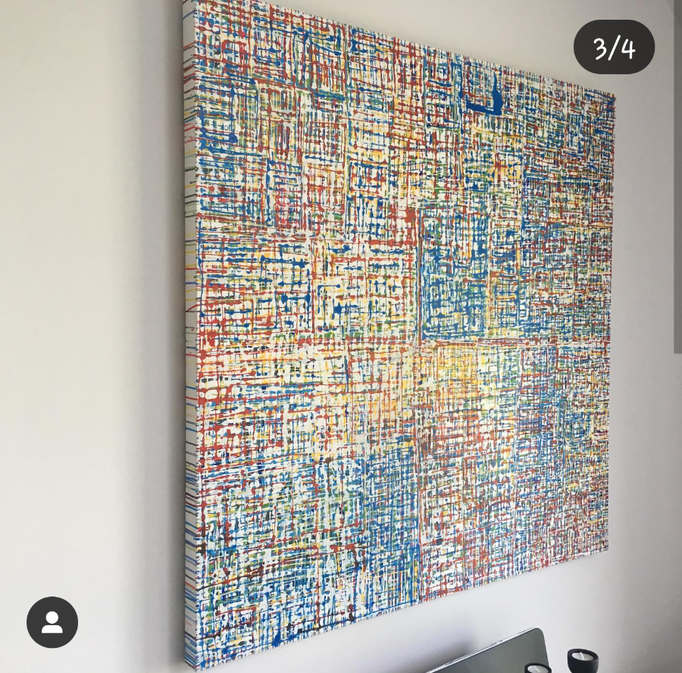 Vernäht Malerei Bunt Serpil Sögüt Kundenfoto Oldenburg