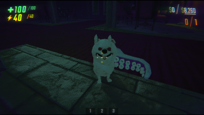 Elsa Monster in her dog form