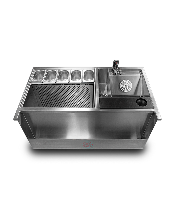 hochwertige Cocktailstation zum nachträglichen Einbau 