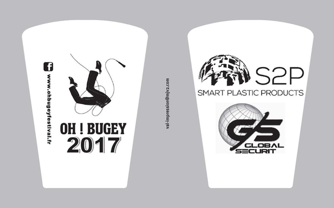 Les gobelets Oh Bugey Festival 2017- OYONNAX